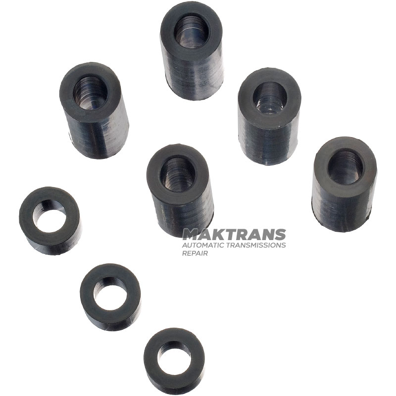 Set of low-flow rubber tubes for hydraulic unit ZF 5HP19 – 8 tubes in a set (5 pcs. – 32.75 mm, 3 pcs. – 10.35 mm)
