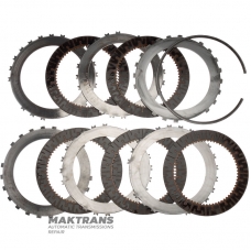 Steel and friction disc set B1 Brake AS68RC, AS69RC DODGE RAM 4500/ 5500 68253909AA, 68253906AA - (5 friction discs, total thickness of the set 34.40 mm)