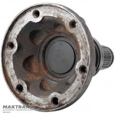 Differential flange VAG 01M, 01N, 01P 020498085G - height 117 mm, 33 splines (outer Ø 26.95 mm), 6 mounting holes (42.50 mm between mounting hole centers)