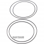 Set of rubber and teflon rings Hyundai / KIA CVT C0GF1 - 2 teflon rings, 2 rubber rings