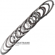 Set of steel and friction discs B1 (Low / Reverse) Brake - 095323227A, 095323231C, 095398208 - 6 friction discs