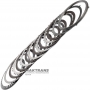 Set of steel and friction discs B1 (Low / Reverse) Brake - 095323227A, 095323231C, 095398208 - 6 friction discs