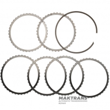 Set of steel wheels C1 Clutch TOYOTA UA80E UA80F, UA81E UA81F - (support disk 4.80 mm, steel wheels 1.80 mm)