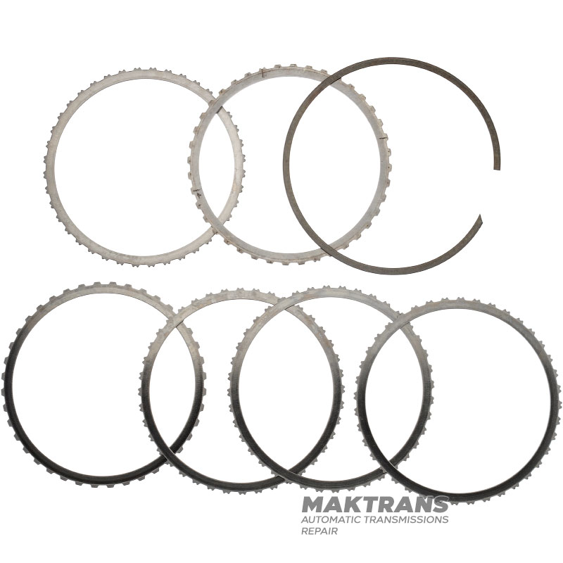 Set of steel wheels C1 Clutch TOYOTA UA80E UA80F, UA81E UA81F - (support disk 4.80 mm, steel wheels 1.80 mm)