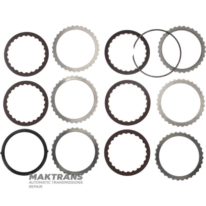 Drum K2 Clutch VAG 01M, 01N, 01P 095323106AX, 095323106X - 5 friction discs (total thickness of the kit 23.15 mm)