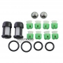 Plastic valve of hydraulic unit with spring UA80E UA80F, UA81E UA81F U880E, U880F, AF50-8, TG81SC, 8F45, GA8F22AW VAG 09P, Aisin Warner AQ450-8F/A UB80E, UB80F