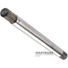 Input shaft FORD A4LD, 4R44E, 4R55E / 5R55E, 5R55N, 5R55W, 5R55S XL2Z-7017-AA - length 255 mm, 21 splines (outer Ø 18.15 mm) / 22 splines (outer Ø 18.25 mm)