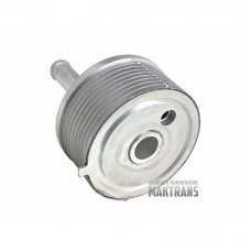 Oil heat exchanger AW TF-60SN 09G 03-up 09G409061, 001409360A — 9 layers, height 63 mm, total height (with tubes) 101 mm (removed from new transmissions)