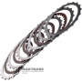 Set of steel and friction discs JATCO (ISUZU / MAZDA) JR405E 8973309960, 8973310500, 8973309960 - 4 friction discs (total thickness of the set 22.50 mm)