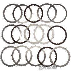 Set of steel and friction discs 2-4 Brake JATCO (ISUZU / MAZDA) JR405E 8973309990, 8973310090 - 4 friction discs (total thickness of the set 32.05 mm)