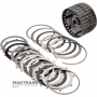 High Clutch Drum (6 friction discs) / Reverse Clutch (2 friction discs) JATCO (ISUZU / MAZDA) JR405E — 8973309780, 8973577990, 8973310070, 8973310060
