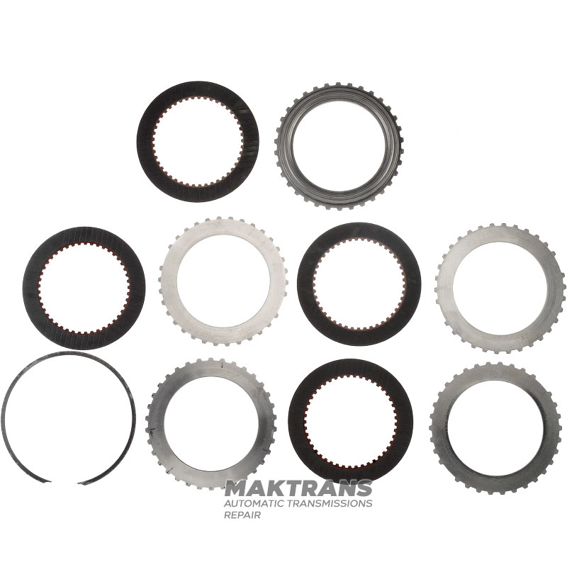 Reverse Clutch Drum FORD 4R75E, 4R75W, 4R70E, 4R70W (AODE) 3L3Z-7D044-AA, F2TZ-7B442-A, EOAZ-7B164-A — 4 friction discs (total thickness of the kit 19.50 mm)