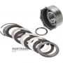 Reverse Clutch Drum FORD 4R75E, 4R75W, 4R70E, 4R70W (AODE) 3L3Z-7D044-AA, F2TZ-7B442-A, EOAZ-7B164-A — 4 friction discs (total thickness of the kit 19.50 mm)