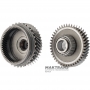Set of helical gears for differential drive VAG 01M, 01N, 01P — 44 teeth (outer Ø 118.70 mm), 45 teeth (outer Ø 124.70 mm), ring gear (non-removable) 57 teeth