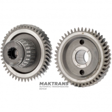 Set of helical gears for differential drive VAG 01M, 01N, 01P — 44 teeth (outside Ø 118.70 mm), 45 teeth (outside Ø 124.70 mm), without ring gear (removable ring gear)