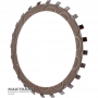 Friction disc of torque converter ZF 6HP26 — (in.Ø 208.15 mm, 24 teeth)