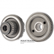 Set of helical gears for differential drive VAG 01M, 01N, 01P — 61 teeth (ext.Ø 119.55 mm), 63 teeth (ext.Ø 119.20 mm), without ring gear (removable ring gear)