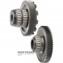 Set of helical gears for differential drive VAG 01M, 01N, 01P — 61 teeth (ext.Ø 119.55 mm), 63 teeth (ext.Ø 119.20 mm), without ring gear (removable ring gear)