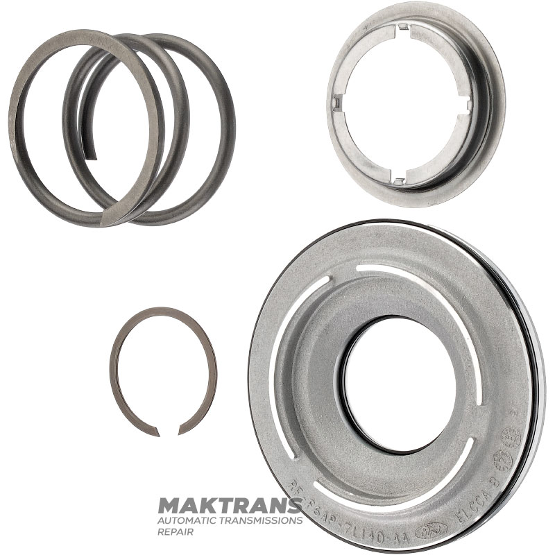 Piston with return spring FORWARD Clutch FORD 4R70W, 4R75E, 4R75W (AOD, AODE, AODE-W) — XL3Z-7A262-AA, F3AZ-7A480-A,