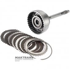 Input shaft / drum Forward Clutch (reinforced) FORD 4R70W, 4R75E, 4R75W (AOD, AODE, AODE-W) 6L3Z-7F207-A — (overall height 322 mm, 5 friction discs)