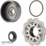 Rear planetary gear FORD A4LD, 4R44E, 4R55E, 5R55E, 5R55N, 5R55S, 5R55W P97GT-7D0007-AHR — steel housing, 6 satellites (15 teeth, outer Ø 24.40 mm), ring gear 57 teeth (outer Ø 94.10 mm)