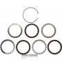 Overdrive Clutch A4LD Steel and Friction Disc Set, 4R44E, 4R55E, 5R55E, 5R55N, 5R55S, 5R55W 90GT-7L668-BA — 3 friction discs, (total set thickness 15.45 mm)
