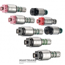 Set of solenoids Hyundai / KIA A6MF1 A6LF1 — Gen2 (ext.Ø of the nose 16 mm), 8 pcs in a set