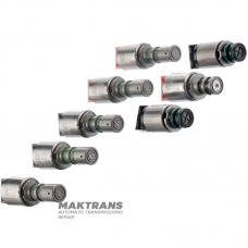 Set of solenoids Hyundai / KIA A6MF1 A6LF1 — Gen2 (ext.Ø of the nose 16 mm), 8 pcs in a set