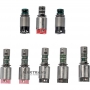 Set of solenoids Hyundai / KIA A6MF1 A6LF1 — Gen2 (ext.Ø of the nose 16 mm), 8 pcs in a set