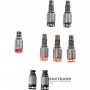 Set of solenoids (8 solenoids) Hyundai / KIA A6MF1 A6LF1 — Gen1 (ext.Ø of NH solenoids nose 14 mm)