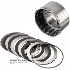 Drum Direct Clutch A4LD, 4R44E, 4R55E, 5R55E, 5R55N, 5R55S, 5R55W XL2P-7D047-AB - 4 friction discs