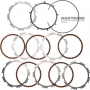 Steel and friction disc set 1-2-3-4 Clutch GM 6L45 6L50 24232652, 24233534 - 5 friction discs (total thickness of the set 24.10 mm)