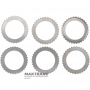 Set of steel wheels (with restored shagreen) FORWARD Clutch FORD 4R75E, 4R75W, 4R70E, 4R70W (AODE) - total thickness of the set 11.90 mm (14.70 mm)