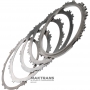 Set of steel wheels Low / Reverse GM 6T40, 6T45 - (total thickness of the set 10.80 mm)