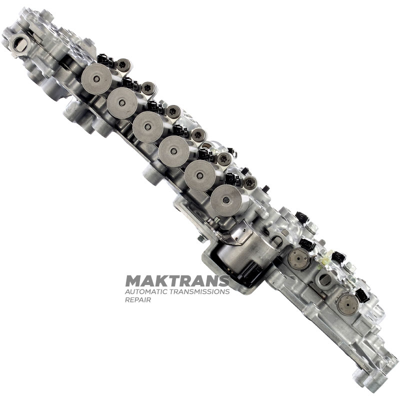 Valve body complete with solenoids (without electronic unit) MAZDA Hybrid 8-speed transmission — RZ01L23A25, RZ01S22M20, RZ01U23B04 (removed from transmissions marked RZ44)