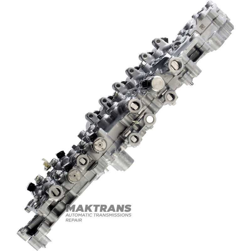 Valve body complete with solenoids (without electronic unit) MAZDA Hybrid 8-speed transmission — RZ01L23A25, RZ01S22M20, RZ01U23B04 (removed from transmissions marked RZ44)