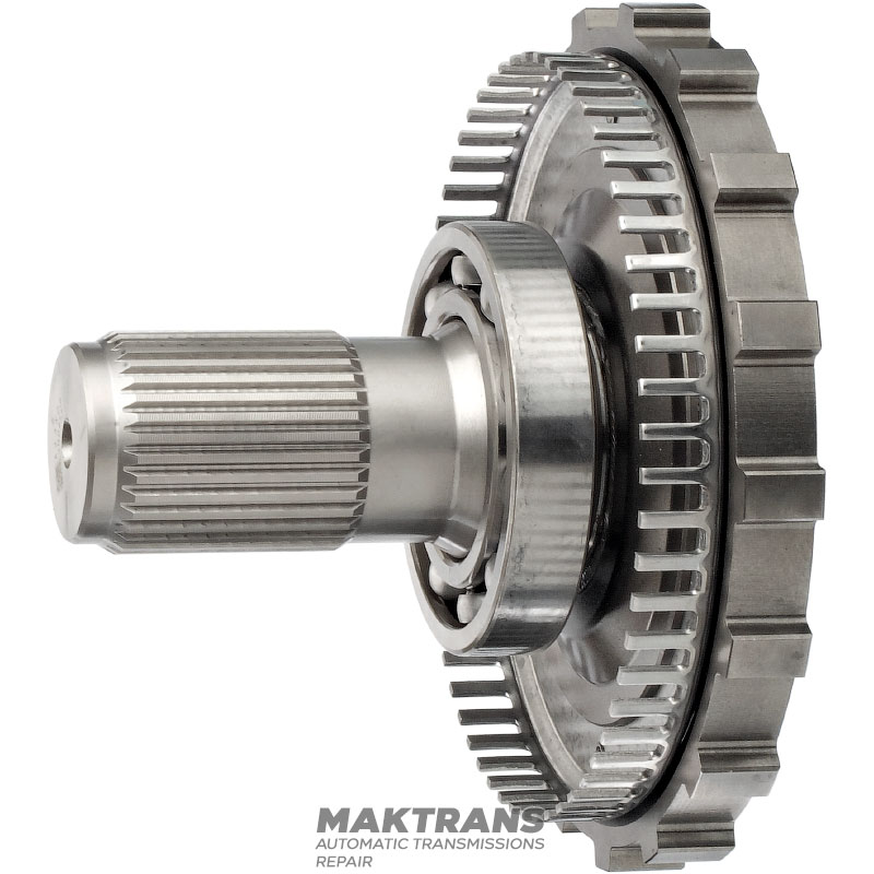 Output shaft MAZDA Hybrid 8-speed transmission RZ44 - overall height 107 mm, 34 splines (outer Ø of spline part 36.50 mm)