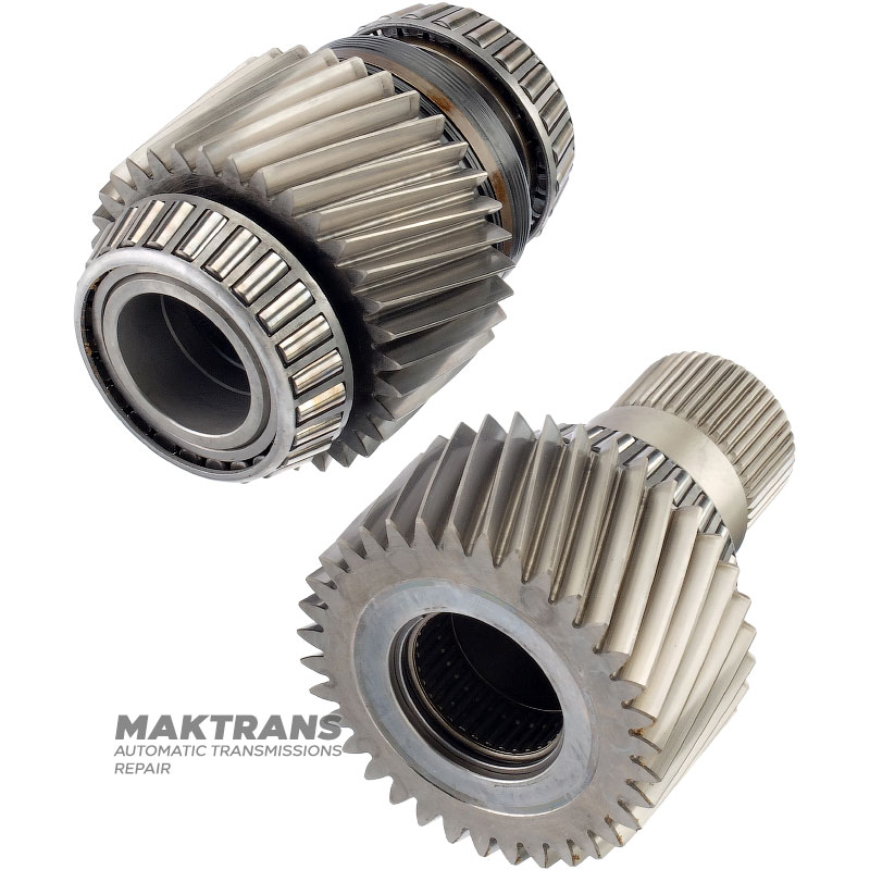 Transfer case helical gear set ZF 8HP65A - 33 teeth (outer Ø 94.30 mm), 35 teeth (outer Ø 99 mm, 43 splines)