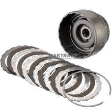 FORWARD Clutch Drum FORD A4LD, 4R44E, 4R55E, 5R55E, 5R55N, 5R55S, 5R55W 90DT-7A511-DA - 5 friction discs (total kit thickness 22.00 mm)