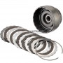 FORWARD Clutch Drum FORD A4LD, 4R44E, 4R55E, 5R55E, 5R55N, 5R55S, 5R55W 90DT-7A511-DA - 5 friction discs (total kit thickness 22.00 mm)
