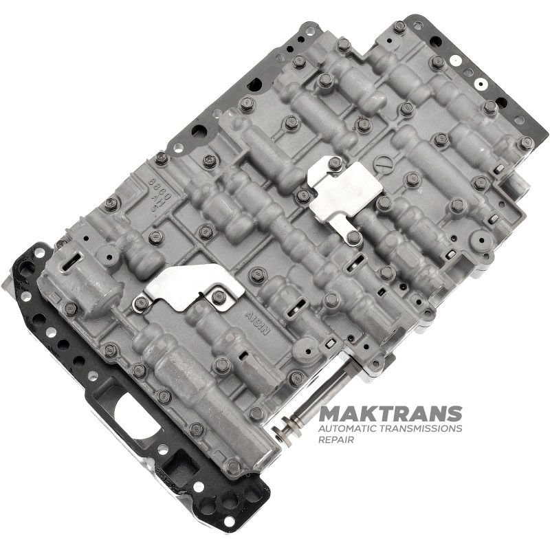 Valve body (rebuilt) complete with solenoids Aisin Warner TR-60SN, VAG 09D — (2 Ports, without pressure sensors, separator plate H1, marking on the valve body 8860)