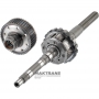 Rear planetary gear / output shaft (shaft length 272 mm) TOYOTA A750E 3571360050, 3576060071, 3507760010 — 4 satellites (19 teeth on satellites), shaft length 272 mm, 23 splines (outer Ø 30.45 mm, spline shaft length 140 mm)