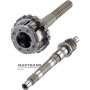 Rear planetary gear / output shaft (shaft length 272 mm) TOYOTA A750E 3571360050, 3576060071, 3507760010 — 4 satellites (19 teeth on satellites), shaft length 272 mm, 23 splines (outer Ø 30.45 mm, spline shaft length 140 mm)