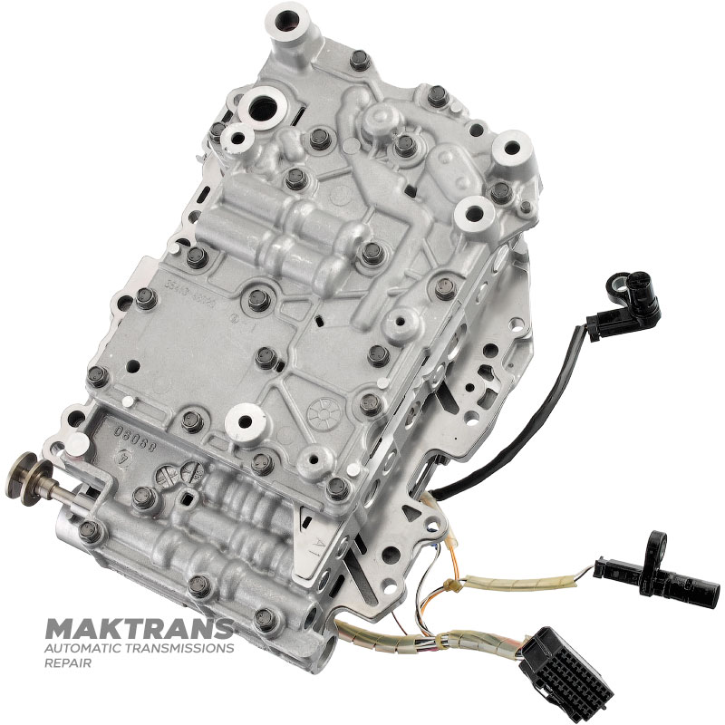Valve body (reconditioned) complete with solenoids TOYOTA / LEXUS UA80E, UA80F 3541048080, 354100E010 — (for cars with start / stop system, marking on the housing 89090, separator plate A1)