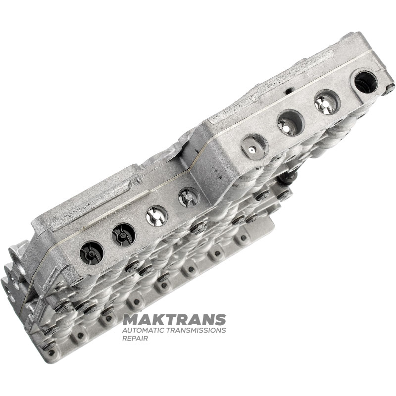 Valve body complete with solenoids (new) ZF 6HP21, 6HP21X, 6HP28, 6HP28X (M-Shift) — separator plate A063 (1068327210), 1068427234, 1068427237