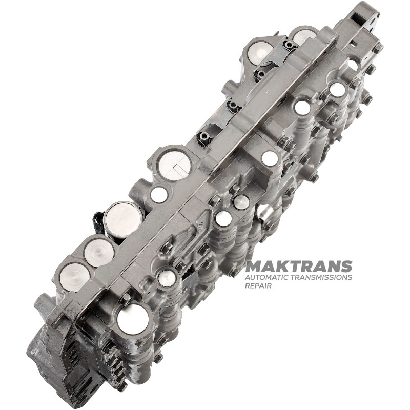 Valve body (rebuilt) complete with solenoids Aisin Warner TR-60SN, VAG 09D — (3 Ports, without pressure sensors, separator plate C-1, marking on the valve body 8860)