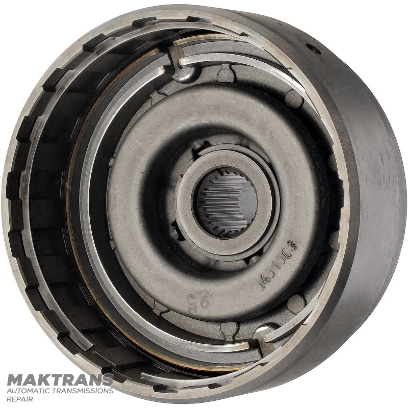 FORWARD Clutch drum (empty, without discs) FORD A4LD, 5R55E — XL2P-7A511-DE, 6L2Z-7A262-BA, 1L2Z-7G299-AA, E860109-S, F77Z-7M153-EB — for 5 friction discs