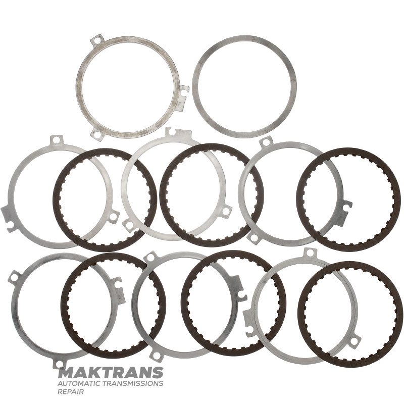 B2 Brake disc set 01M, 01N, 01P, 096, 097, 098, 099, AR4, AD4, AD8 - 6 friction discs, (total thickness of the set 26.55 mm)