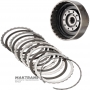 Drum FORWARD Clutch FORD 5R55N, 5R55W, 5R55S 8R2P-7A511-AA — 5 friction discs, (total thickness of the set 20.70 mm)