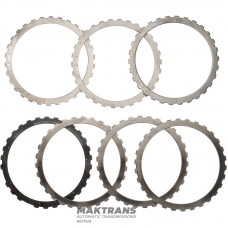 Set of steel wheels D Clutch FORD 6R60, 6R75, 6R80 - 5 steel wheels, (total thickness of the set 14.45 mm)
